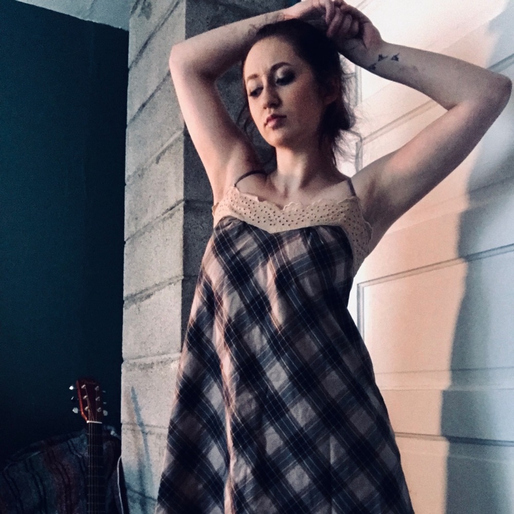 Babydoll Plaid Dress